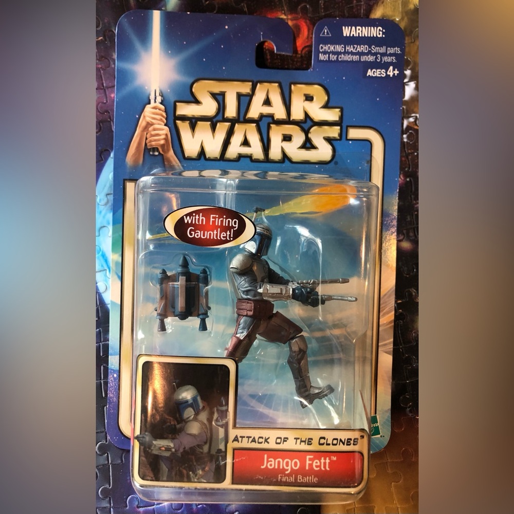 STAR WARS Collectible Action Figure by Hasbro! - Jango Fett - New!